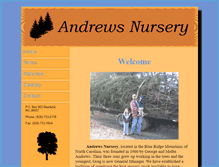 Tablet Screenshot of andrewsnursery.com